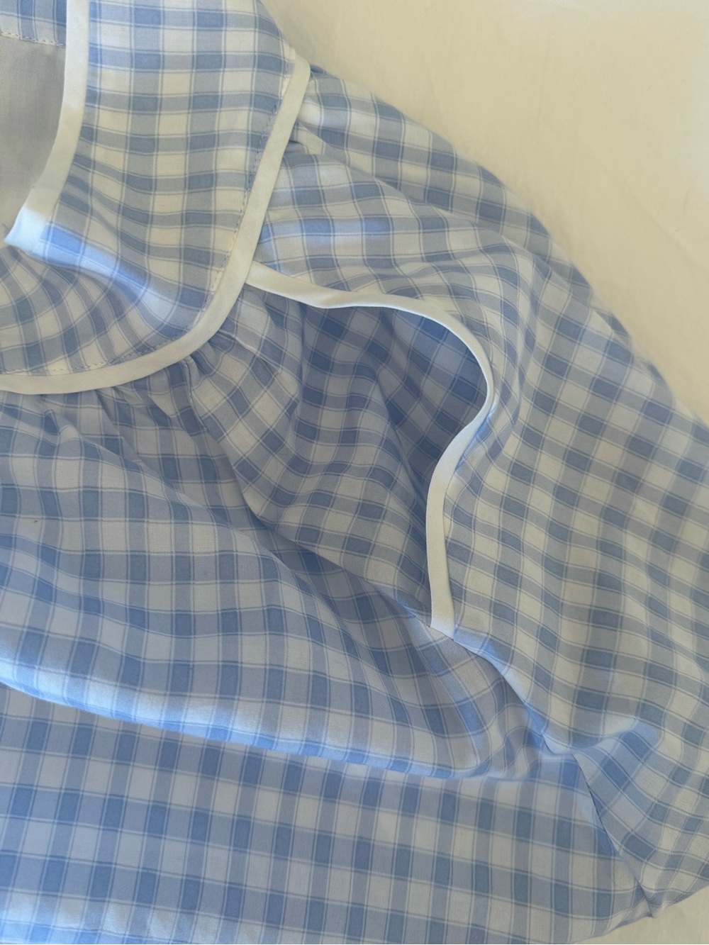 Reformation Light Blue Gingham Circle Skirt - Picture 5 of 5